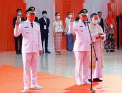 Dilantik Gubernur, Caroll-Wenny Sah Pimpin Tomohon