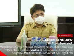 Terima APPSI Pusat, Wali Kota Manado Berharap Pedagang Didata Lewat NIK