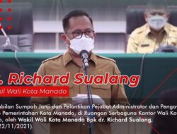 Lantik 12 Pejabat, Wawali Manado : Layani Masyarakat, Jangan Ada Keluhan Warga