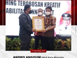 Wali Kota Manado “Diganjar” Penghargaan P4GN dan Drugs Free Exhibition Day
