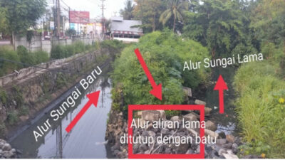 Pengusaha JU Diduga Sengaja Tutup Anak Sungai Sario, Bencana Banjir Ancam Warga Sario