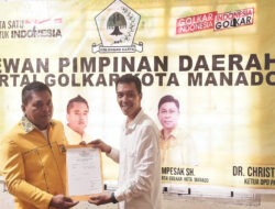 Mendaftar di Golkar, GETAR Siap Berjuang untuk Masyarakat Singkil-Mapanget di DPRD Manado