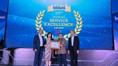 Bank SulutGo Diganjar 2 Penghargaan Bergengsi di 20th Infobank-MRI Banking Service Excellent Recognition 2023