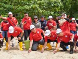 BSG dan PPATK Tanam 3000 Bakau dan Lepas 500 Anak Penyu di Bunaken