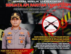 Kapolres Minsel Himbau Warga Laporkan Kepemilikan Senapan Angin