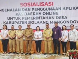 Bank SulutGo Sosialisasikan Aplikasi KasDa Online ke Pemerintah Desa di BolMong