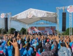Ribuan Pendukung Prabowo-Gibran Goyang Manado, Simon : Terimakasih