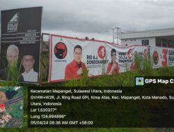 Lahan Diduga Aset Pemkot Manado Jadi Fasilitas Kampanye Capres dan Caleg PDIP
