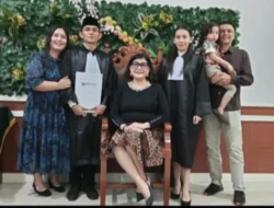 2 Anak Notaris Ternama di Sulut Resmi di Sumpah Jadi Advokad PERADI