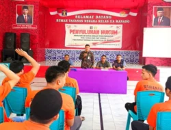 LBH Kawanua Lentera Keadilan Beri Penyuluhan Hukum Gratis di Rutan Manado