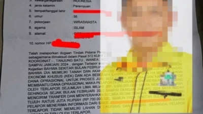 Ngaku-Ngaku Kerabat YSK Untuk Kelabui Korban, Lelaki ABR Dilapor ke Polisi Atas Dugaan Penggelapan