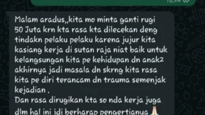 Dalih Pelecehan, Kasir Spa dan Oknum Caleg Gagal ABR Diduga Peras Rp 50 juta Oknum Kabid DPM-PTSP Minut