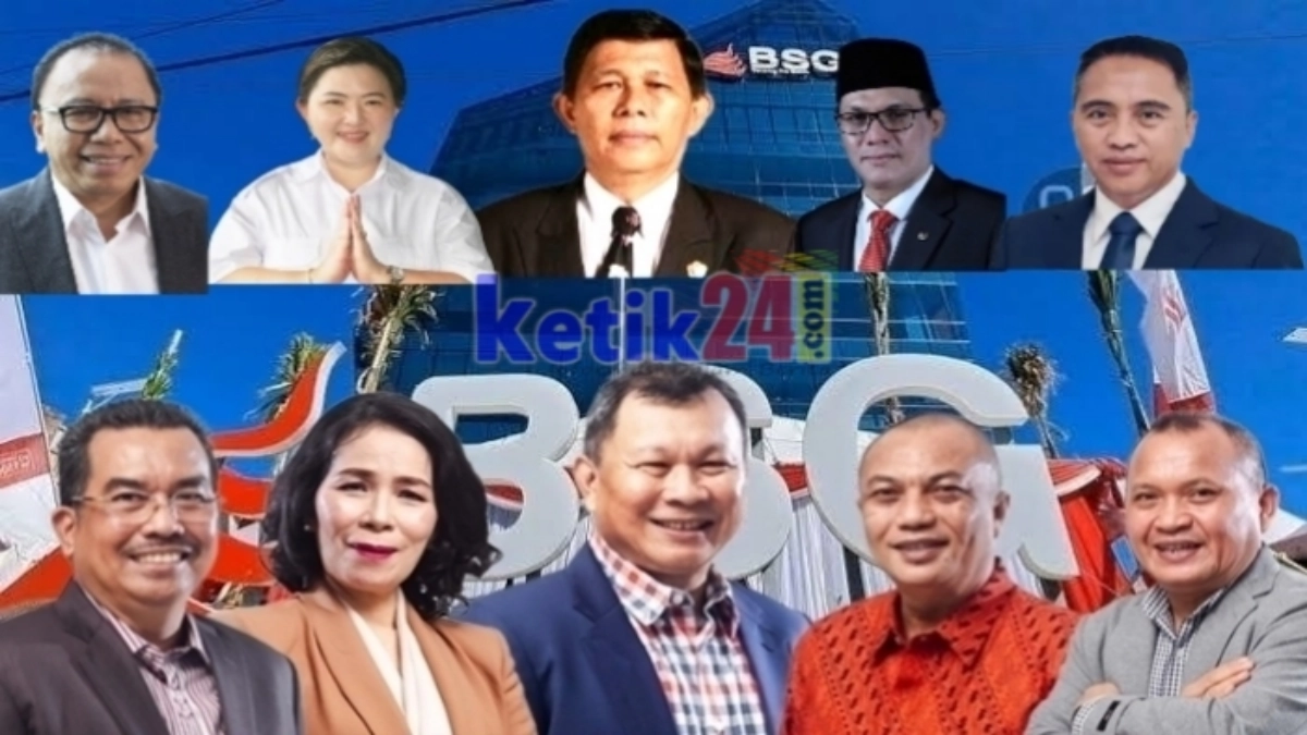 Jajaran Komisaris (atas-red) dan Direksi (bawah-red) Bank SulutGo.