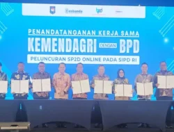 Kemendagri dan 25 BPD Tandatangani Kerja Sama Pelaksanaan SP2D Online melalui Aplikasi SIPD
