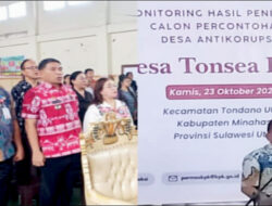 Desa Tonsea Lama Jadi Desa Percontohan Anti Korupsi oleh KPK RI